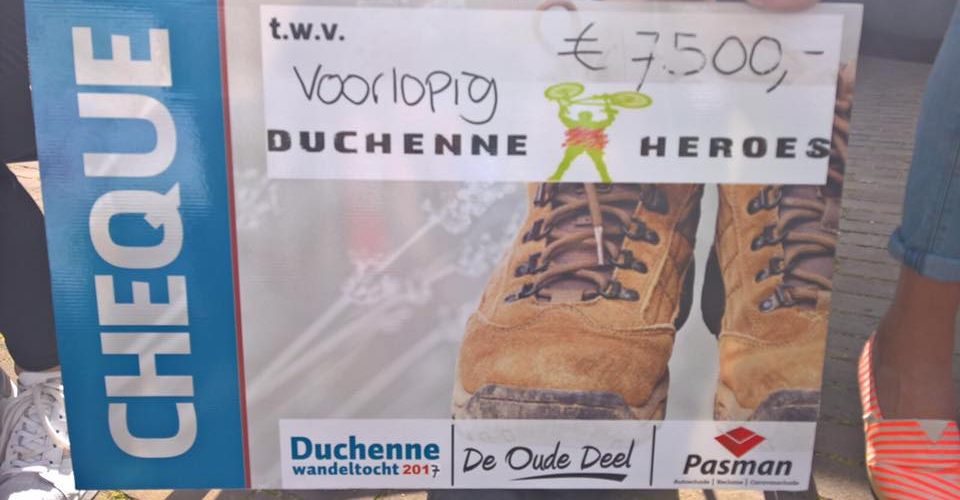 Wandeltocht De Oude Deel: uiteindelijk 8.000 euro!