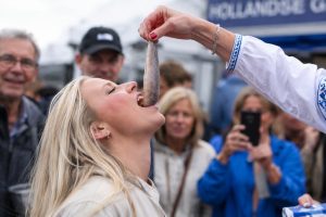 Veiling voor Duchenne bij Haringparty